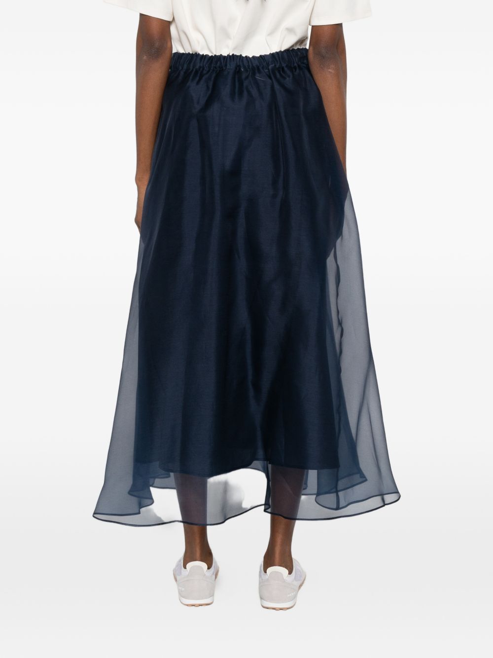 Gonna semi trasparente VISINO in blu Weekend Max Mara - donna 
