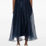 Gonna semi trasparente VISINO in blu Weekend Max Mara - donna 