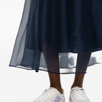 Gonna semi trasparente VISINO in blu Weekend Max Mara - donna 