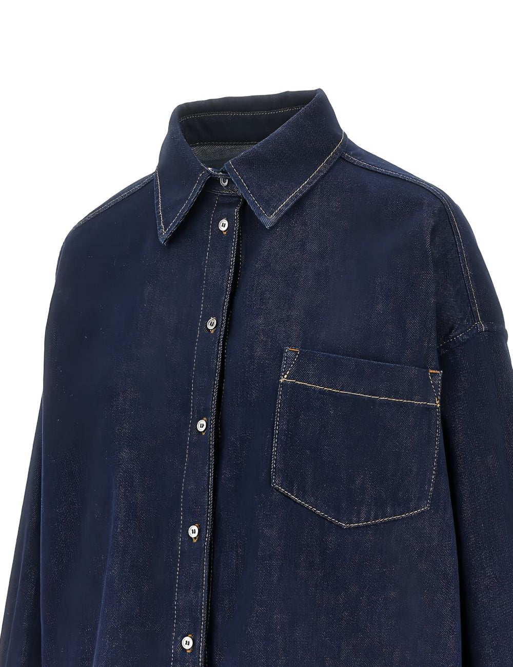 Foggia camicia in blu scuro Maxmara weekend - donna 