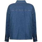 Foggia camicia in blu denim Maxmara weekend - donna 