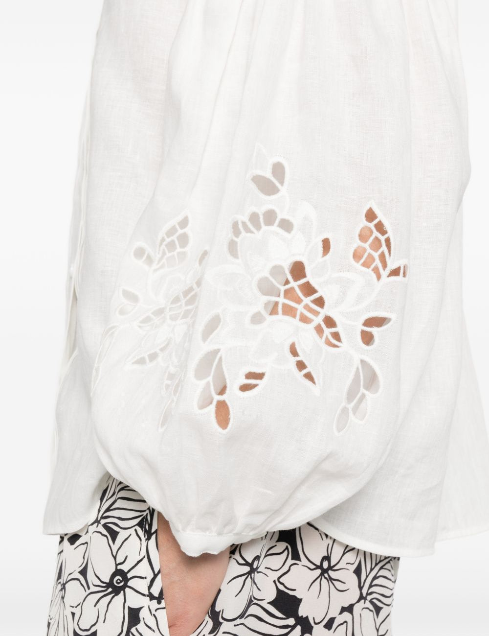 Camicia Destro ricamata in bianco MAXMARA WEEKEND - donna 