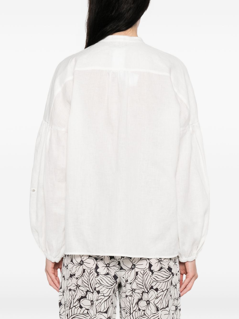 Camicia Destro ricamata in bianco MAXMARA WEEKEND - donna 