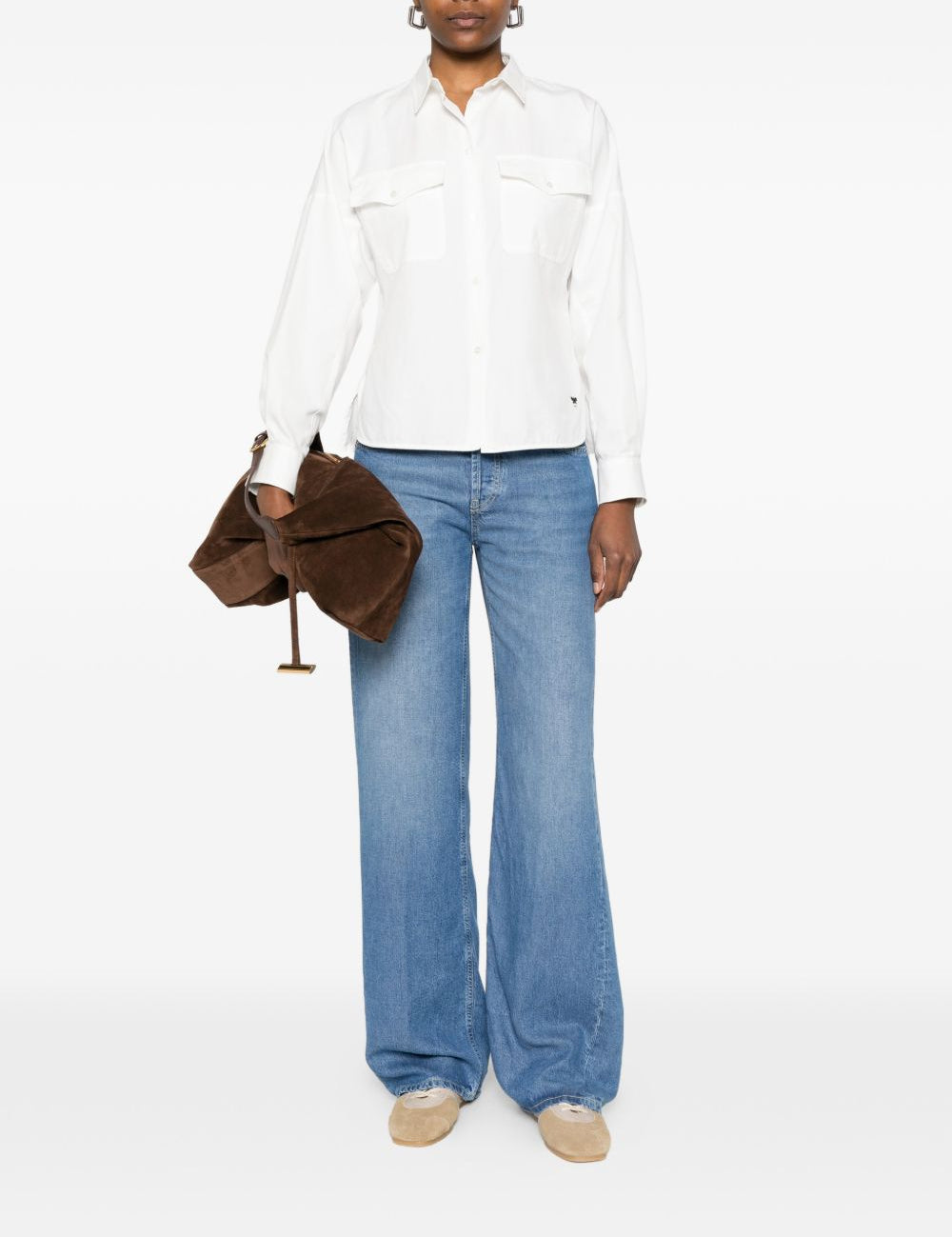 Pesi camicia in bianco Maxmara weekend - donna 