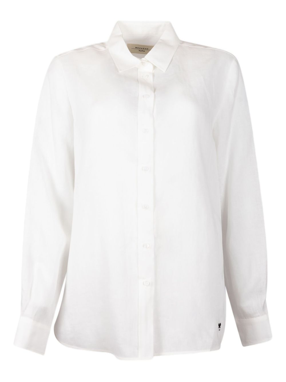 Camicia classica con logo Samba in bianco MAXMARA WEEKEND - donna 