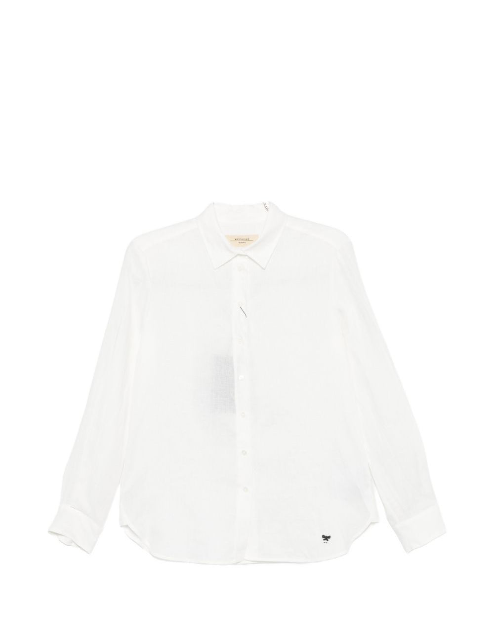 Camicia classica con logo Werner in bianco MAXMARA WEEKEND - donna 