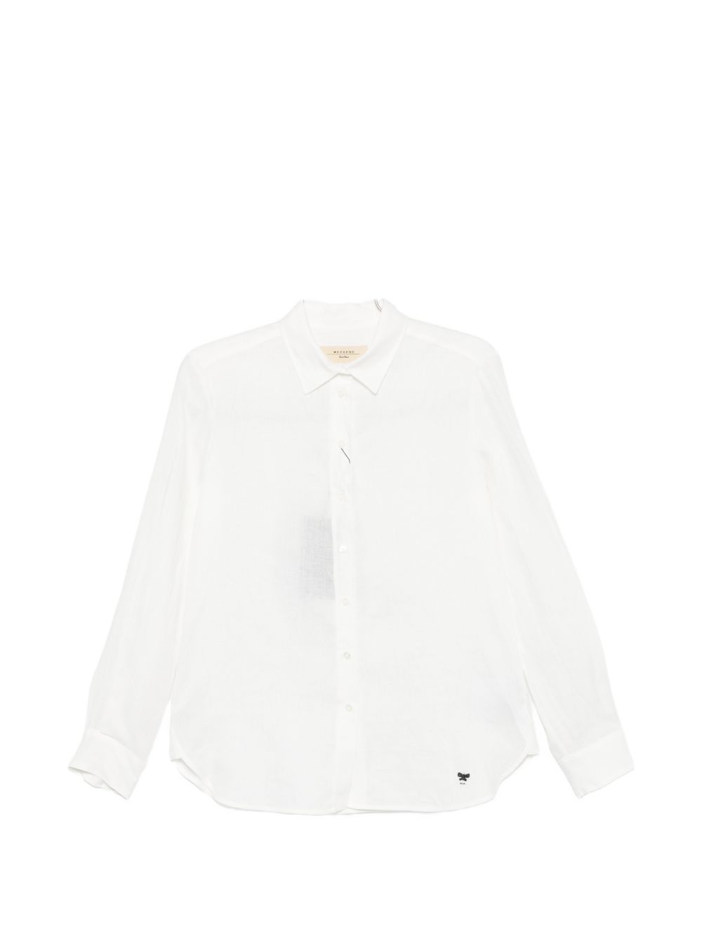 Camicia classica con logo Werner in bianco MAXMARA WEEKEND - donna 