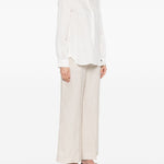 Camicia classica con logo Werner in bianco MAXMARA WEEKEND - donna 