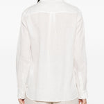 Camicia classica con logo Werner in bianco MAXMARA WEEKEND - donna 