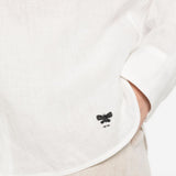 Camicia classica con logo Werner in bianco MAXMARA WEEKEND - donna 