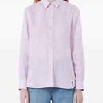 Camicia classica con logo Werner in lilla MAXMARA WEEKEND - donna 