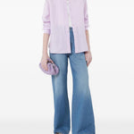 Camicia classica con logo Werner in lilla MAXMARA WEEKEND - donna 