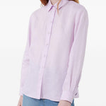 Camicia classica con logo Werner in lilla MAXMARA WEEKEND - donna 