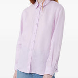 Camicia classica con logo Werner in lilla MAXMARA WEEKEND - donna 