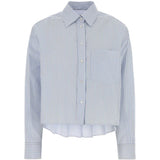 Eden camicia a righe in azzurro e bianco Maxmara weekend - donna 