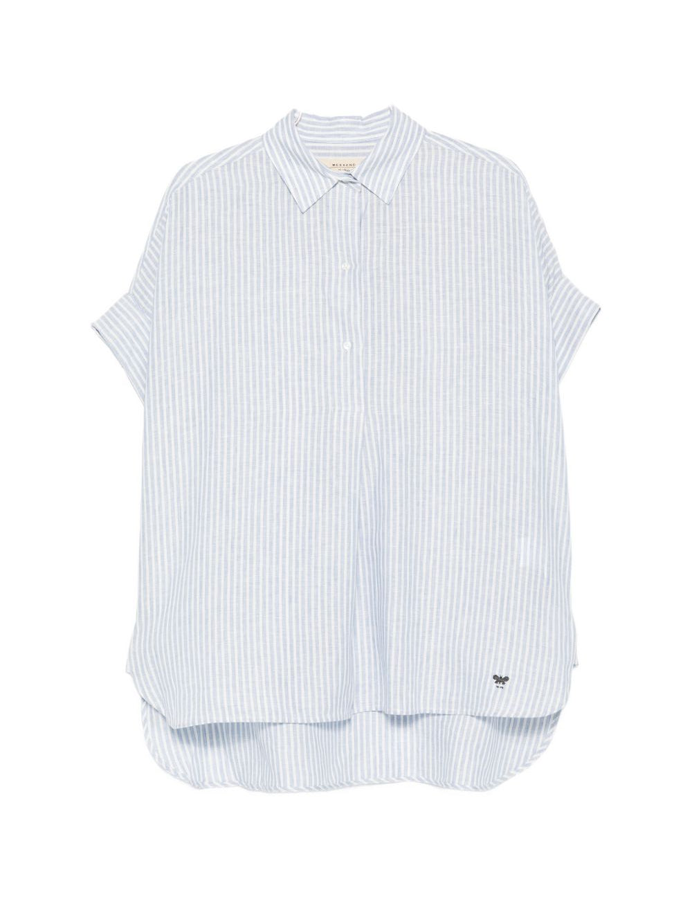 Camicia Verve a righe in azzurro Maxmara weekend - donna 