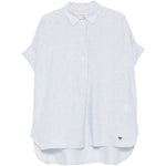 Camicia Verve a righe in azzurro Maxmara weekend - donna 