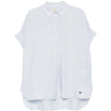 Camicia Verve a righe in azzurro Maxmara weekend - donna 