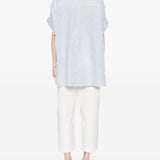 Camicia Verve a righe in azzurro Maxmara weekend - donna 