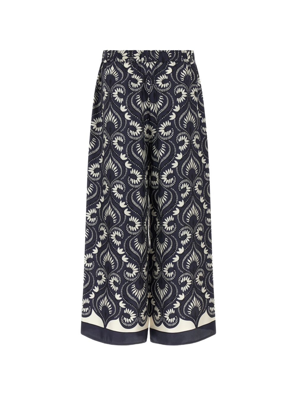 Pantaloni palazzo con stampa motivo in blu Maxmara weekend - donna 