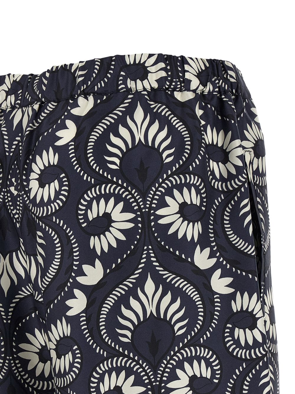 Pantaloni palazzo con stampa motivo in blu Maxmara weekend - donna 