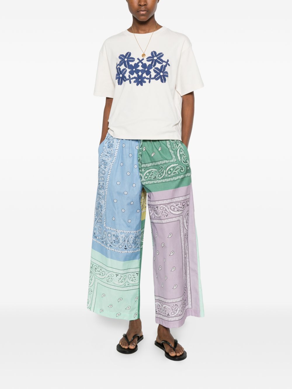 Pantaloni pepe in patchwork multicolor Weekend Max Mara - donna 
