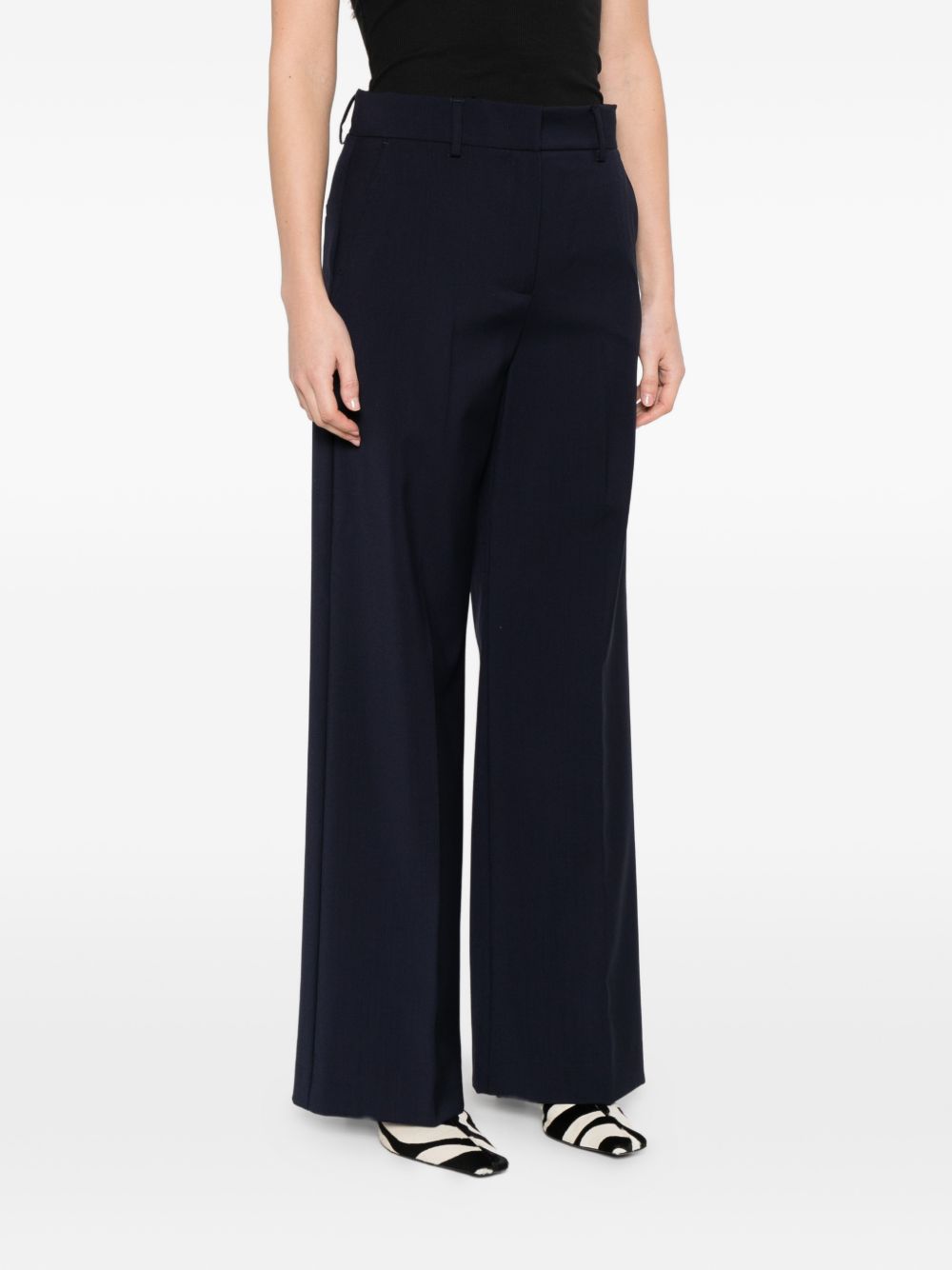 Pantaloni a gamba larga in blu Maxmara weekend - donna 