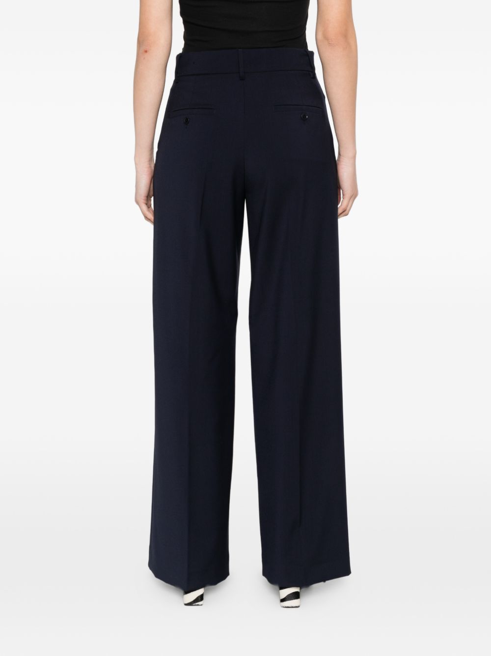 Pantaloni a gamba larga in blu Maxmara weekend - donna 