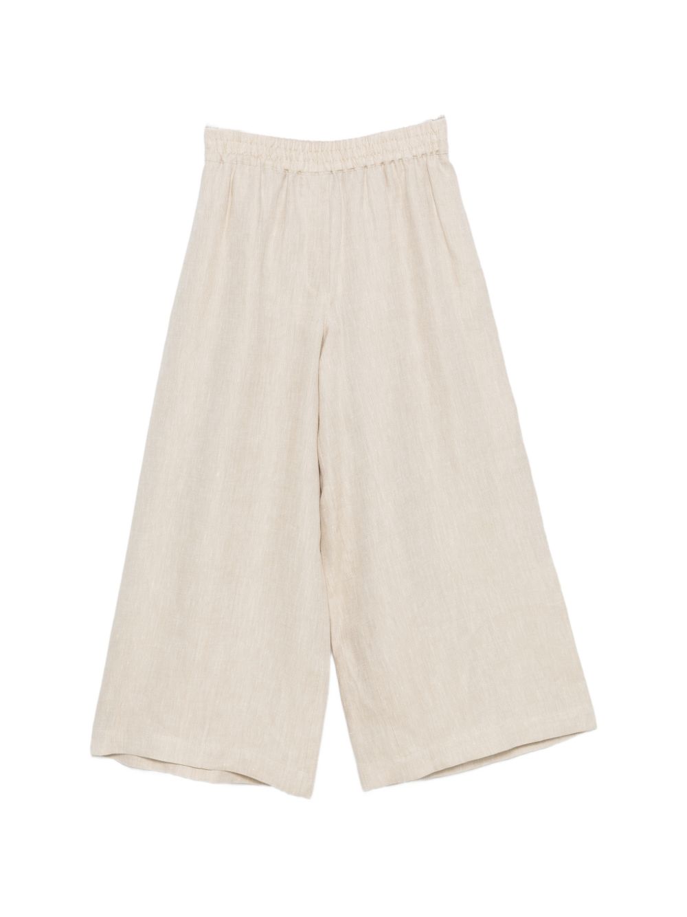 PANTALONI GAMBA AMPIA FELINO IN AVORIO MAXMARA WEEKEND - donna 