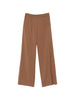 Pantaloni a gamba ampia elasticizzati in marrone Maxmara weekend - donna