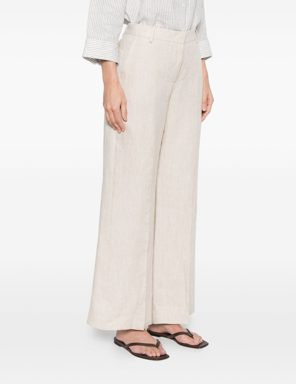 PANTALONI PALAZZO MALIZIA IN AVORIO MAXMARA WEEKEND - donna 