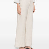 PANTALONI PALAZZO MALIZIA IN AVORIO MAXMARA WEEKEND - donna 