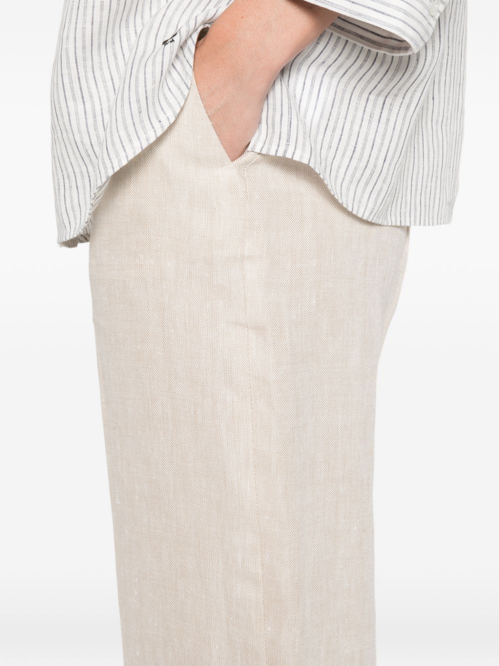 PANTALONI PALAZZO MALIZIA IN AVORIO MAXMARA WEEKEND - donna 