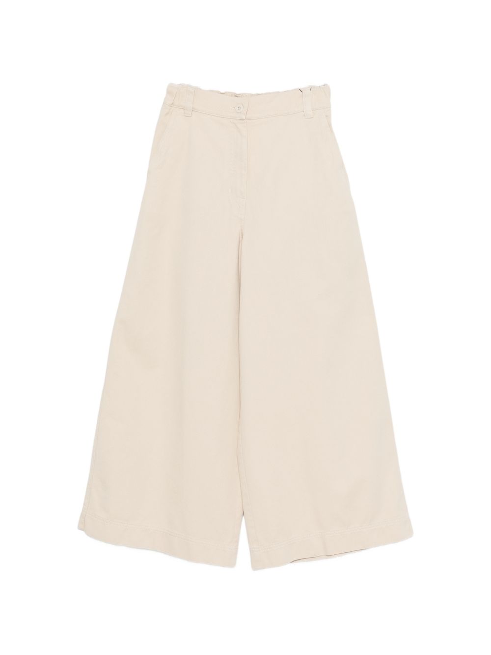 Pantaloni a gamba larga con bottoni in beige Maxmara weekend - donna 