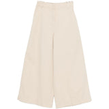 Pantaloni a gamba larga con bottoni in beige Maxmara weekend - donna 