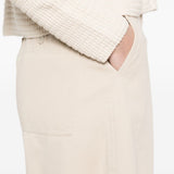 Pantaloni a gamba larga con bottoni in beige Maxmara weekend - donna 