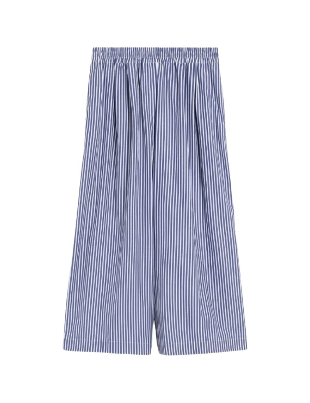 Pantaloni a righe a gamba ampia Ottone in blu MaxMara Weekend - donna 