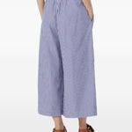 Pantaloni a righe a gamba ampia Ottone in blu MaxMara Weekend - donna 
