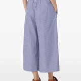 Pantaloni a righe a gamba ampia Ottone in blu MaxMara Weekend - donna 