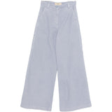 Pantaloni a gamba larga con bottoni in blu Maxmara weekend - donna 