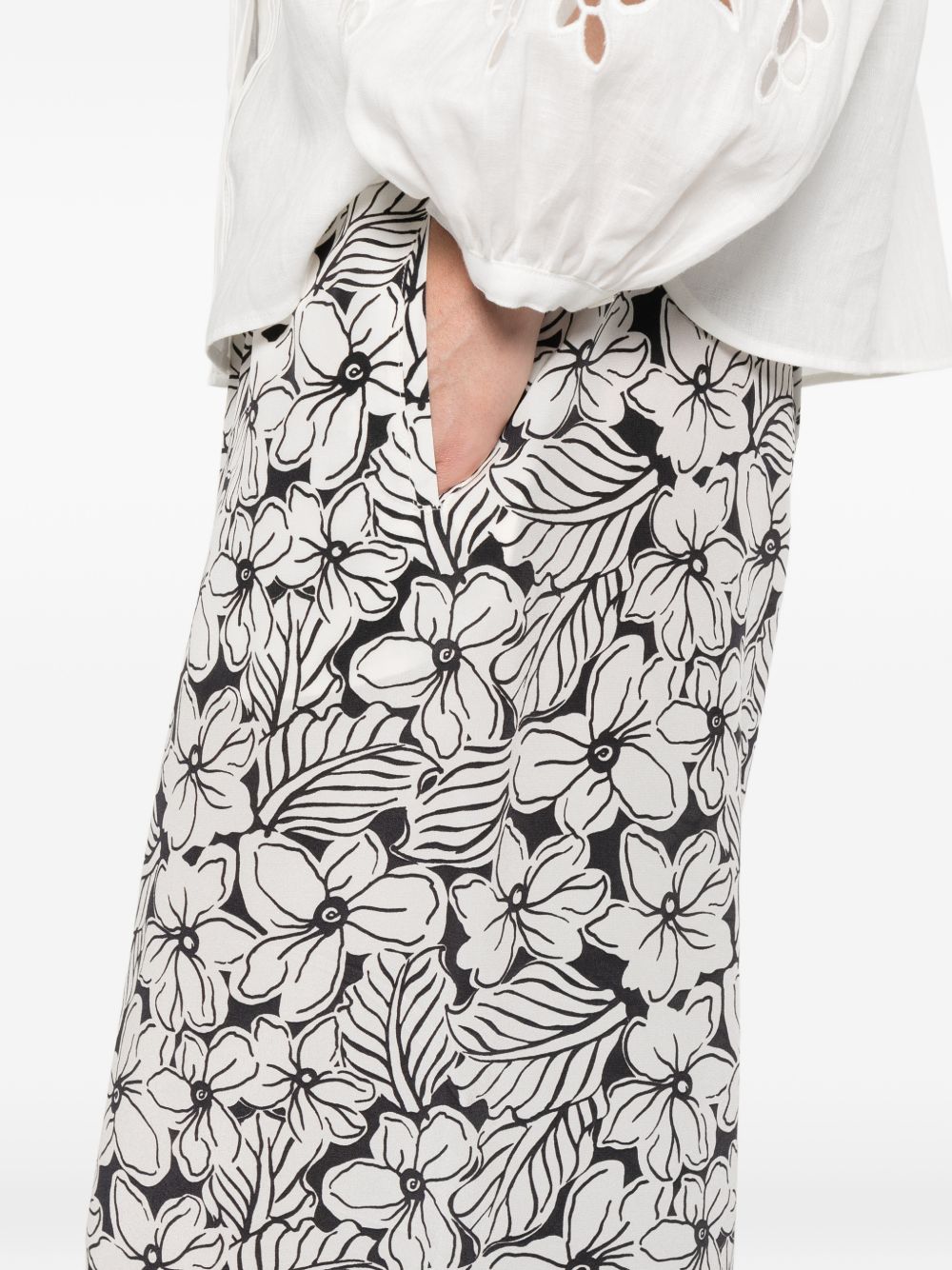 PANTALONI GAMBA AMPIA NIRVANA MULTICOLOR MAXMARA WEEKEND - donna 