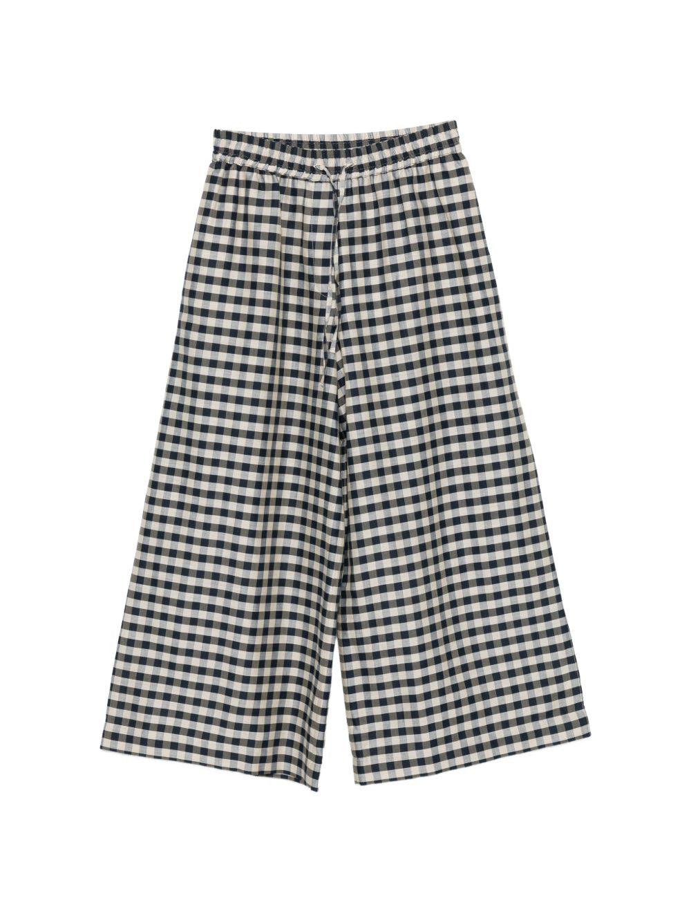 Pantaloni donare con stampa quadretti in bianco e nero Max Mara Weekend - donna 