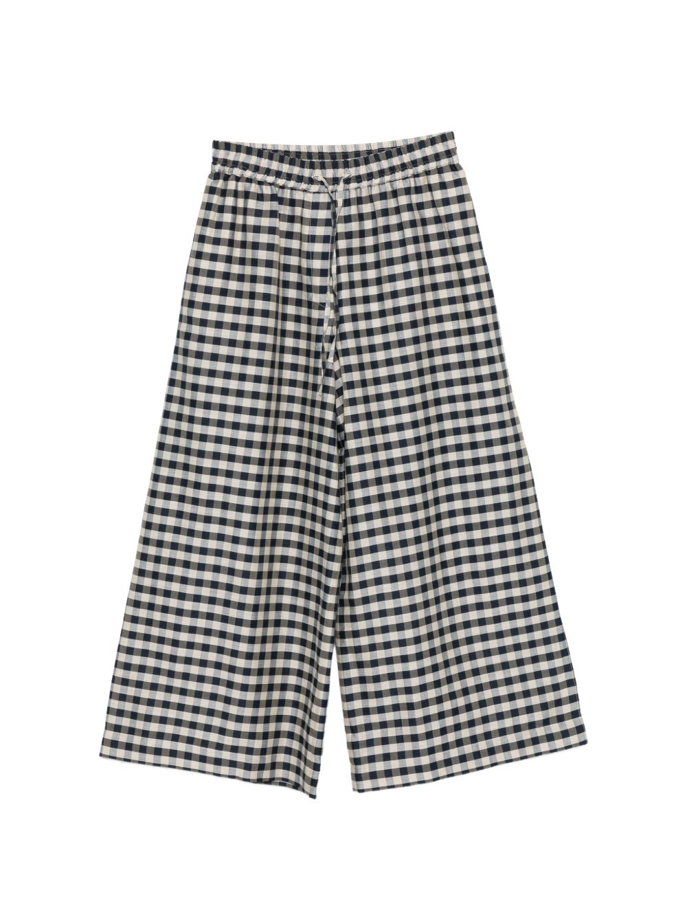 Pantaloni donare con stampa quadretti in bianco e nero Max Mara Weekend - donna 