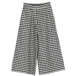 Pantaloni donare con stampa quadretti in bianco e nero Max Mara Weekend - donna 