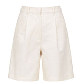 Pantaloncini plissettati in bianco Maxmara weekend - donna 