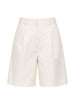 Pantaloncini plissettati in bianco Maxmara weekend - donna