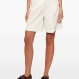 Pantaloncini plissettati in bianco Maxmara weekend - donna 