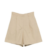 Pantaloncini a pieghe in beige Maxmara weekend - donna 