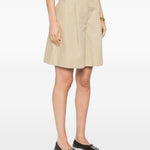 Pantaloncini a pieghe in beige Maxmara weekend - donna 