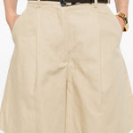 Pantaloncini a pieghe in beige Maxmara weekend - donna 